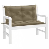 VidaXL Pernă bancă de grădină 2buc melanj gri taupe 100x50x7 cm textil