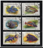 MADAGASCAR , MALAGASY 199 - PESTI DE ACVARIU ,TIMBRE STAMPILATE