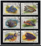 MADAGASCAR , MALAGASY 199 - PESTI DE ACVARIU ,TIMBRE STAMPILATE, Fauna, Nestampilat