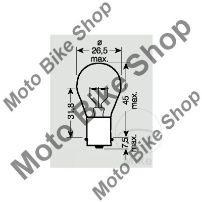 MBS LAMPENHALTER LANG 51/54MM M BLINKERAUFNAHME LSL, Cod Produs: 7050187MA foto