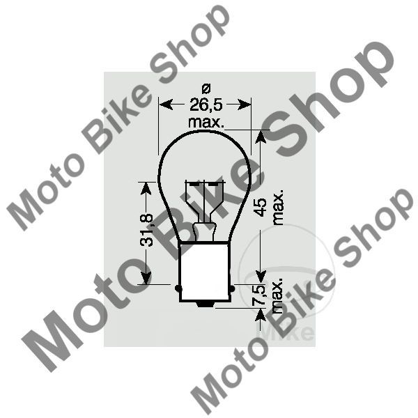 MBS LAMPENHALTER LANG 51/54MM M BLINKERAUFNAHME LSL, Cod Produs: 7050187MA