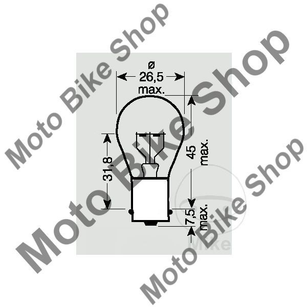 MBS LAMPENHALTER LANG 51/54MM M BLINKERAUFNAHME LSL, Cod Produs: 7050187MA