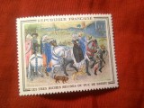 Serie 1 valoare Franta 1965 - Pictura de epoca