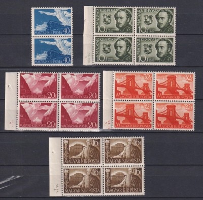 UNGARIA 1941 MI. 660-664 MNH foto