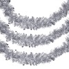 Beteală Crăciun, Tinsel, Argintiu, 3m x 7cm, Oem