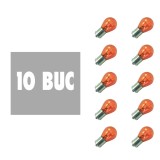 Bec auto Portocaliu PY21W- BAU15s 12V 21W - set de 10 - CARGUARD