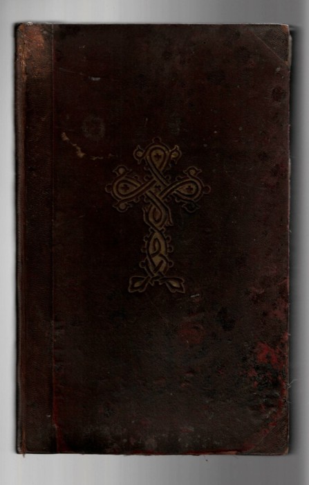 Octoih - carte religioasă &icirc;n limba rom&acirc;nă veche scrisă cu alfabet chirilic - 1854