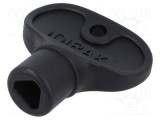Cheie triunghi 8mm pentru dulapuri de comandă HENSEL