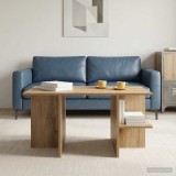 vidaXL Masă de cafea Stejar Artizanal 87 x 50 x 45 cm Lemn prelucrat 8001062