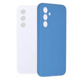 Cumpara ieftin Husa Samsung Galaxy A54 Silicon Albastru Slim Mat cu Microfibra SoftEdge, Techsuit