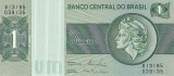 Brazilia 1 Cruzeiro 1975 Bancnota UNC P-191Ab, Numismatica, America, Colectie