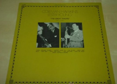 Vinil Coleman Hawkins / Lester Young &amp;lrm;&amp;ndash; The Great Tenors 1945/1946 (VG++) foto