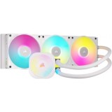 Cooler procesor corsair icue link titan 360 rx rgb aio liquid alb marime radiator 396mm