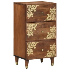 vidaXL dulap lateral Maro miere Lemn masiv 40 x 33 x 75 cm Dulap lateral