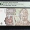 500 lei Aprilie 1991 PMG67 UNC bancnota gradata