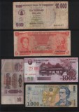 Set 5 bancnote de prin lume adunate (cele din imagini) #126