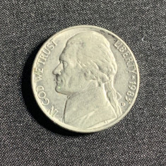 Moneda five cents 1983 USA