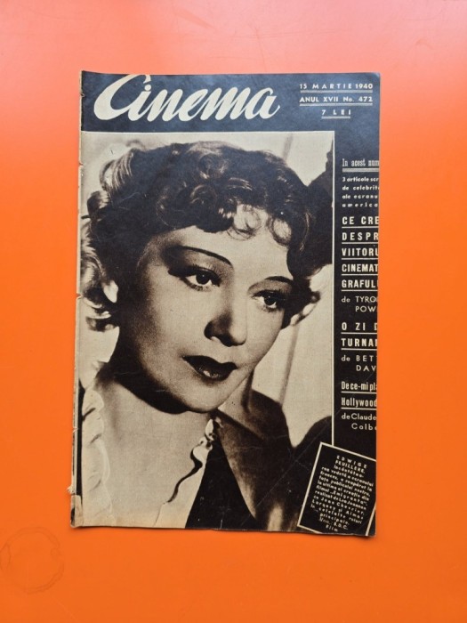 Revista Cinema nr. 472/15.03.1940 -