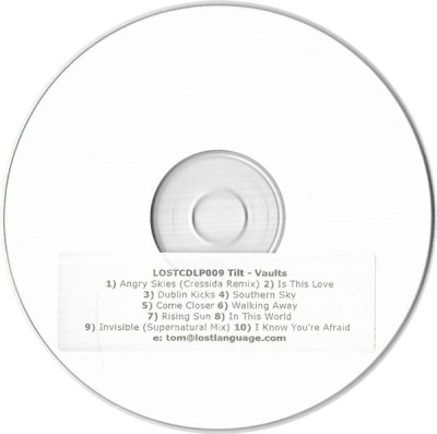 Tilt - Vaults, CDr foto