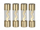 Set 4 Sigurante Auto AGU 50A Aurii ACV, 37x10mm, Protectie Sistem Audio