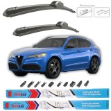 Cumpara ieftin Stergatoare Alfa Romeo Stelvio 2016-2022 &ndash; Set Fata