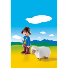 Figurine barbat cu oita Playmobil 1.2.3 foto