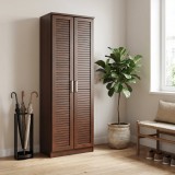 Cumpara ieftin Pantofar Sante Pakketo, sonoma - maro - nuc - alb - antracit, 60x37x183 cm