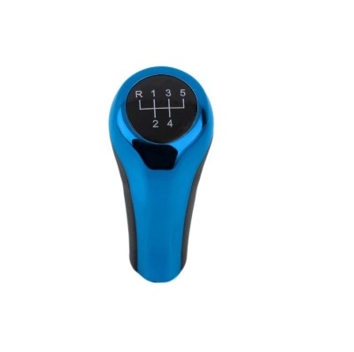 Maner schimbator 5 viteze compatibil BMW X1 X3 X5 E53 E83 E60 E81, E82, E87, E90, E91, E92, Albastru foto