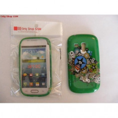 Husa Silicon Samsung Galaxy S3 Mini i8190 Verde ART 1