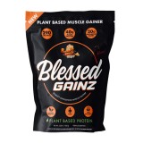 Blessed Gainz Wholefood Muscle Gainer, Gainer Proteic Vegan Cu Aroma De
