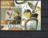 Mozambic 2011 - Suprarealism - Rene Magritte, Colita, Cota 10 EURO, MNH