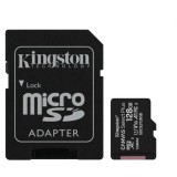 Card memorie MicroSD Kingston 128GB, clasa 10, standard UHS-I U1, microSDXC