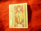 Serie 1 valoare Andorra Franceza 1981 Pictura Religioasa, Nestampilat