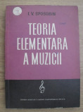 Teoria elementara a muzicii/ I.V. Sposobin