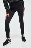 Adidas colanți Z.N.E femei, culoarea negru, uni HZ2858