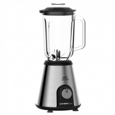 Blender First Austria FA-5241-3, 1000W, 1,5 litri, 21000 rpm, 2 trepte, Ulcior de sticla, Inox foto