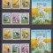 UNGARIA PASARI 1980 MI. 3451A-3456A, 3451B-3456B + BL. 146A + BL.146B MNH