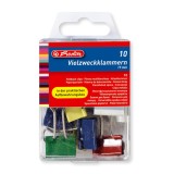 Cumpara ieftin Binder clips color 19 mm Herlitz 8770257