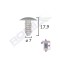 Clips Tapiterie Pentru Fiat 7X17.9Mm - Gri Set 10 Buc 134534 A12271S-RMX