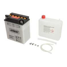 Acumulator Acid/Incarcare uscata cu acid/Pornire (vinzari limitate catre consumatori) 4 RIDE 12V 12Ah 113A L+ Cu intretinere electrolit inclus 136x82x