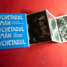 Carnet - Reclama cu 5 fotografii di Filmul Muschetarul Roman, L=8,5cm