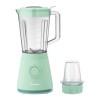 Blender de masa Fram, 600W, rasnita inclusa, capacitate cana 1.5L, 2 viteze + pulse, lame inox, Turcoaz