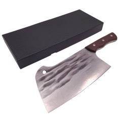 Satarul bucatarului DEPOX&reg;, lucrat manual, Destiny Kitchen, 32 cm, otel inoxidabil, 890 g, maro