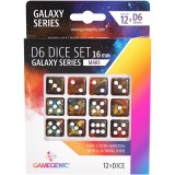 Set 12 Zaruri Gamegenic - Galaxy Series - D6 16 mm - Mars