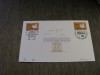 2 Timbre Obliterate 4F50, Ștampile Speciale Li&egrave;ge , Ediție Limitată Colecție Sportivă Carton Filatelic Belgia 1973, Europa, Sport