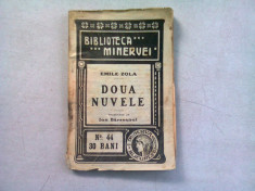 DOUA NUVELE - EMILE ZOLA foto