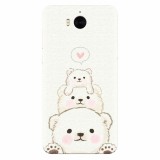 Husa silicon pentru Huawei Y6 2017, Bear Family