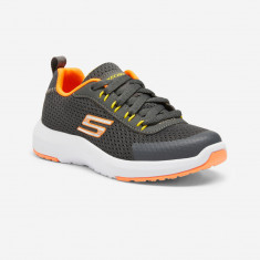 Încălțăminte șireturi Educație fizică SKECHERS DYNAMIC Gri Copii