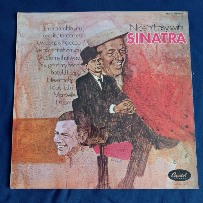 Frank Sinatra - Nice &#039;n&#039; Easy _ vinyl,LP _ Capitol, UK, 1972 _ NM / NM