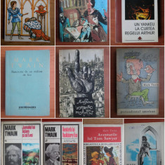 Pachet 10 carti MARK TWAIN - clasici ai literaturii - serie de autor